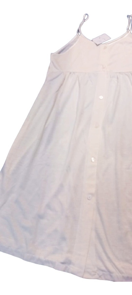 Camison Solero Verano Con Botones Algodon Delle Done 4107