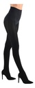 Panty Media Can Can Opaca Trenzas Talle Especial Mora 2610