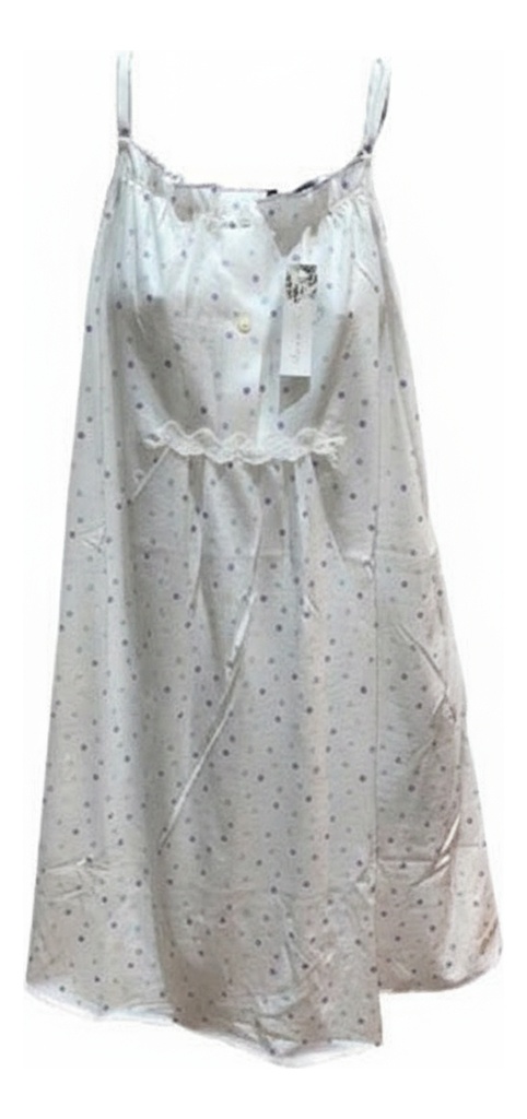 Camison Solero Verano Algodon Estampado Marcela Ferz 827218