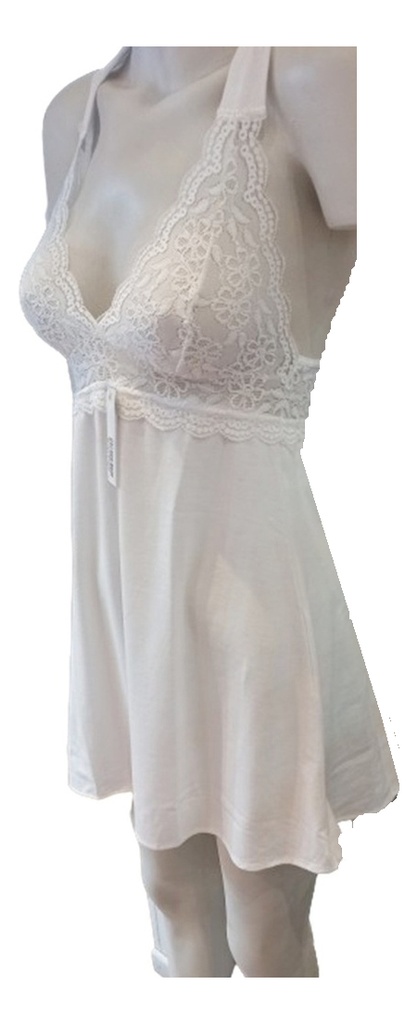 Camisolin De Algodon Con Encaje Sexy Marcela Ferz 827241