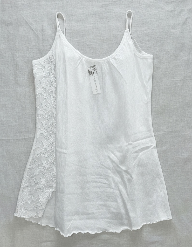 FERZ 827371 CAMISOLIN JERSEY BAMBULA TUL BORDADO