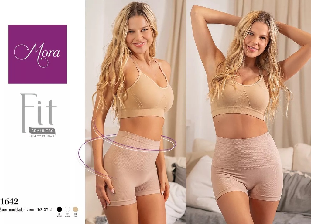Calza Reductora Trusa Up Short Mora Modelador Art. 1642