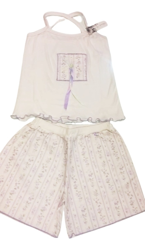 Pijama De Nena Verano Musculosa + Short Marcela Ferz