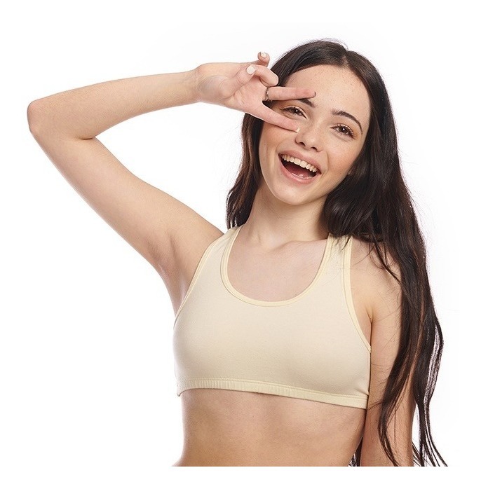 Top Deportivo Corpiño De Algodón Niña Nenas Mumi Dolls 2004