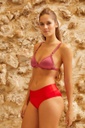 Bombacha Con Cintura Bikini Malla Sweet Lady Tiro Alto 781