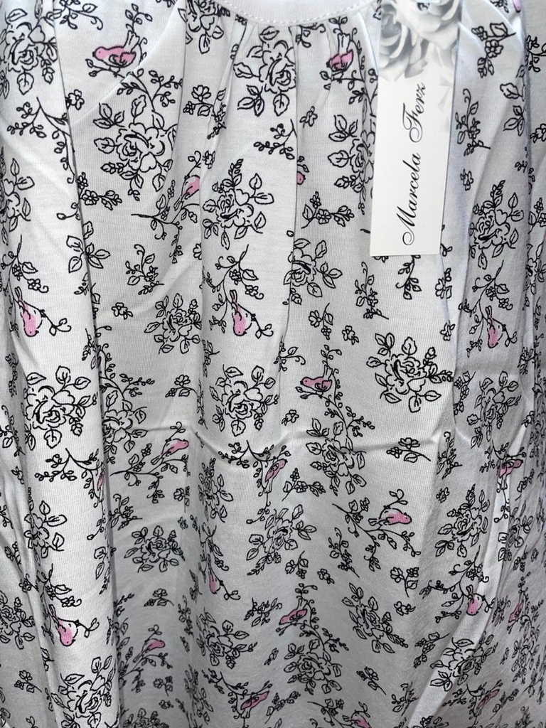 Camison Solero Breteles Verano Algodon Marcela Ferz 827185