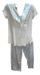 [FER828190BLACEL] Pijama Manga Corta Con Capri Algodon Ferz 828190